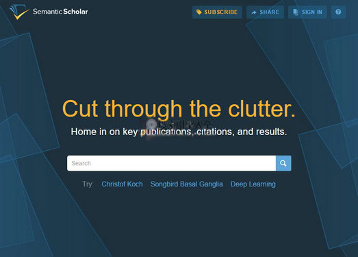 SemanticScholar|免费学术搜索引擎
