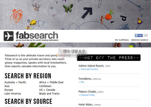 Fabsearch:杂志话题搜索引擎