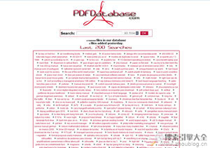 免费PDF搜索引擎Pdfdatabase