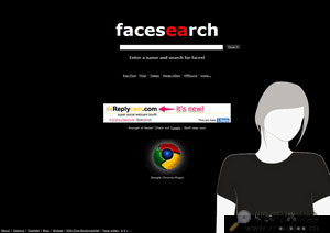 在线可视化人物搜索引擎FaceSaerch