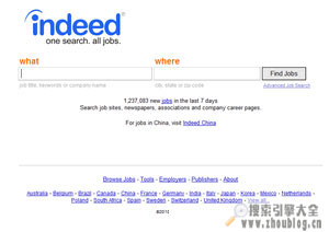 Indeed:美国招聘聚合搜索引擎