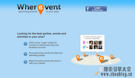 Wherevent:地理位置事件搜索引擎