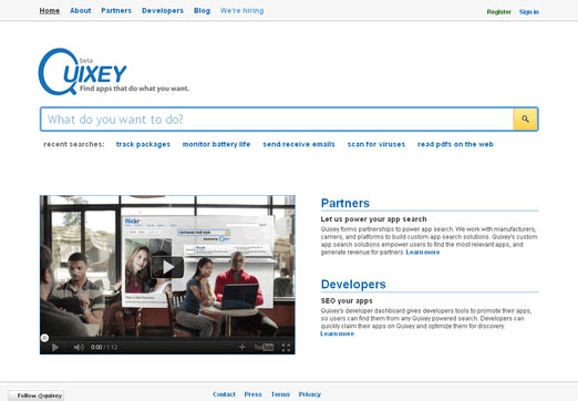 Quixey:手机APP软件搜索引擎
