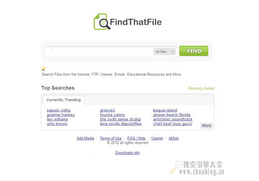 FindThatFile:互联网资源搜索引擎