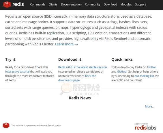Redis:免费开源网站缓存加速工具缩略图