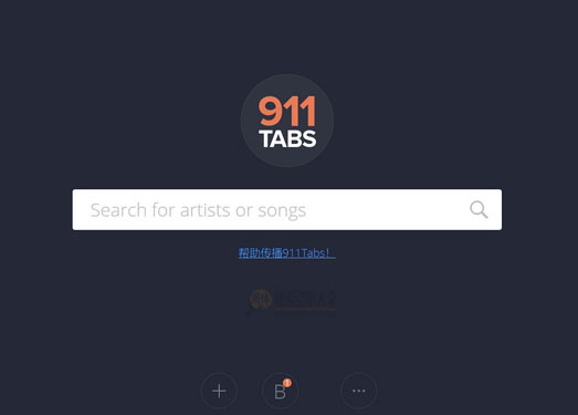 911Tabs:吉他和贝斯乐谱搜索引擎缩略图