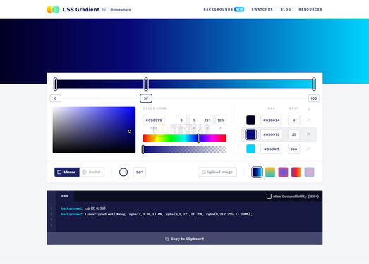 CssGradient:在线网站背景生成器缩略图