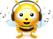 小蜜蜂音乐搜索引擎logo