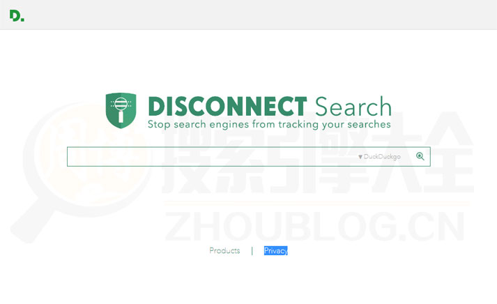 Disconnect Search首页缩略图