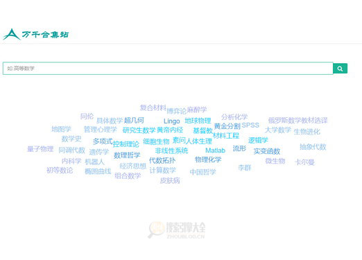 万千合集站：学术资源聚合搜索引擎缩略图