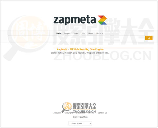 ZapMeta首页缩略图