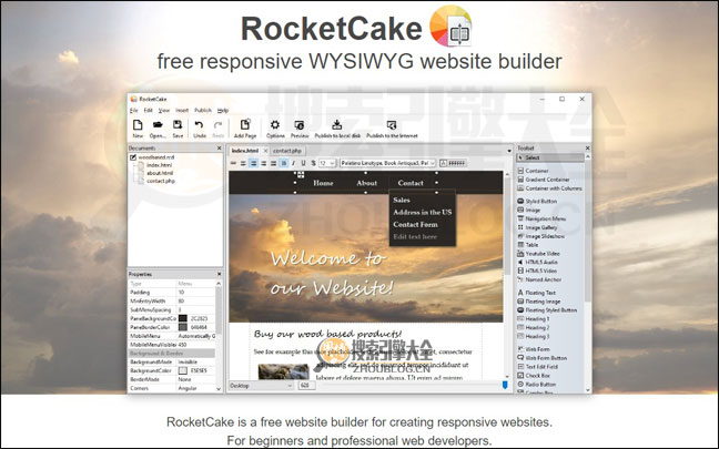 RocketCake:网页所见即所得编辑器缩略图
