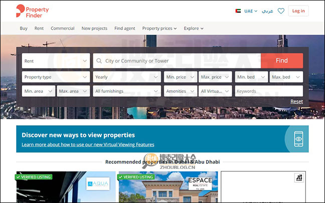 Propertyfinder：阿联酋排名第一的房地产网