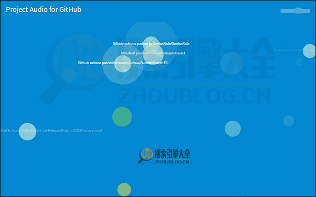 GitHubAudio首页缩略图