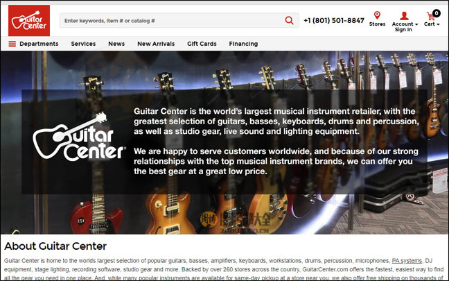 Guitar Center：乐器维修|租赁零售商【美国