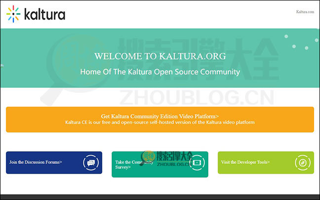 Kaltura：在线视频编辑平台【美国】