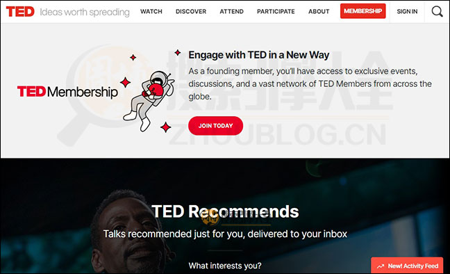 ED-TED：开放式在线大学视频教程网【美国