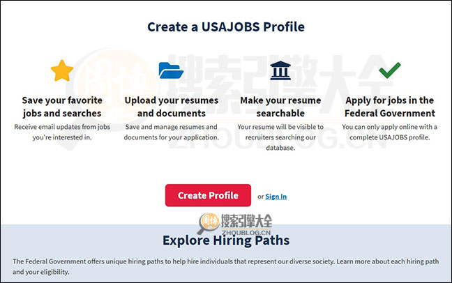 USA Jobs首页缩略图2