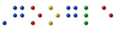 google logo 盲文