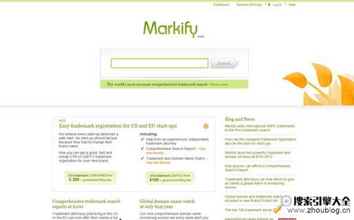 商标搜索引擎Markify