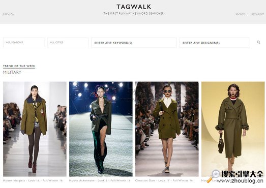 TagWalk:时装T台走秀搜索引擎
