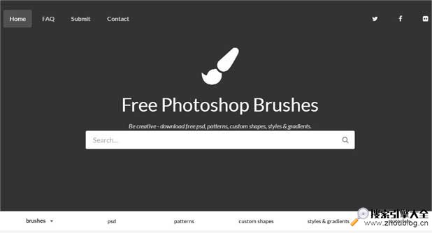 Photoshop Brushes:笔刷搜索引擎