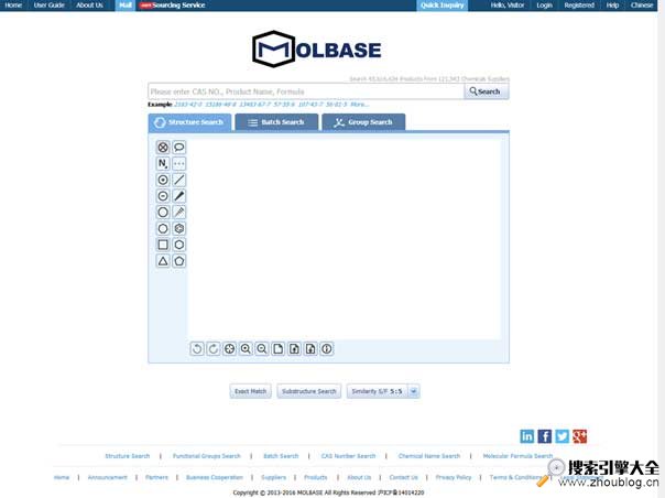 化合物搜索引擎Molbase缩略图