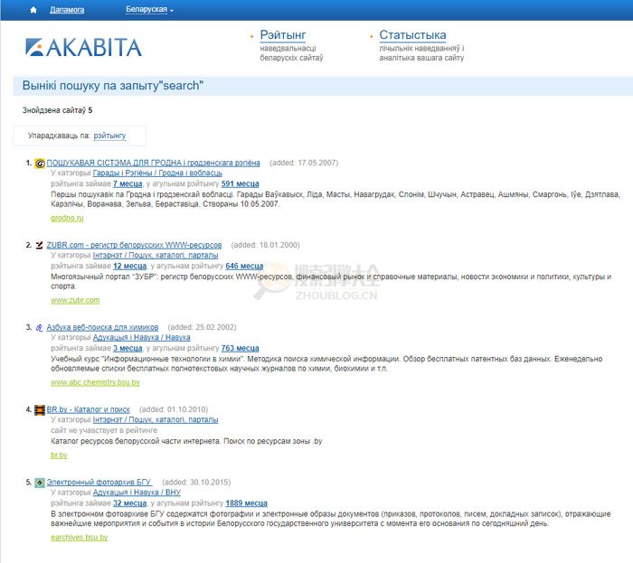 kavita-白俄罗斯搜索引擎搜索结果页