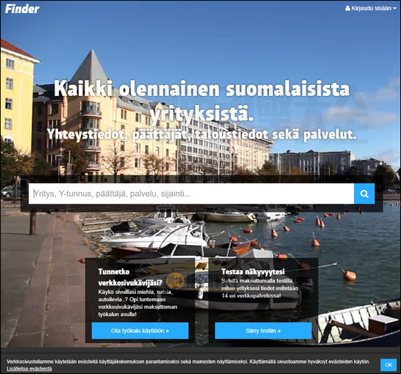 Finder.fi首页缩略图
