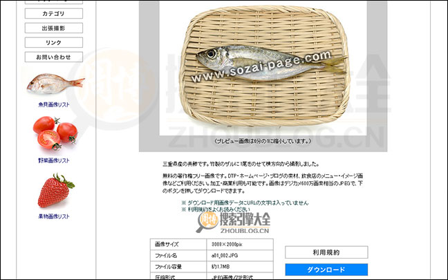 免费DTP素材下载页面