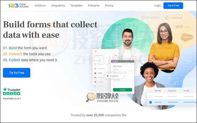 123FormBuilder首页缩略图