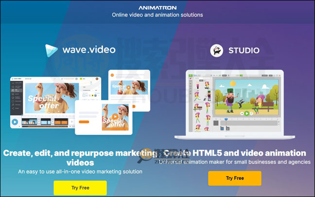 Animatron首页缩略图