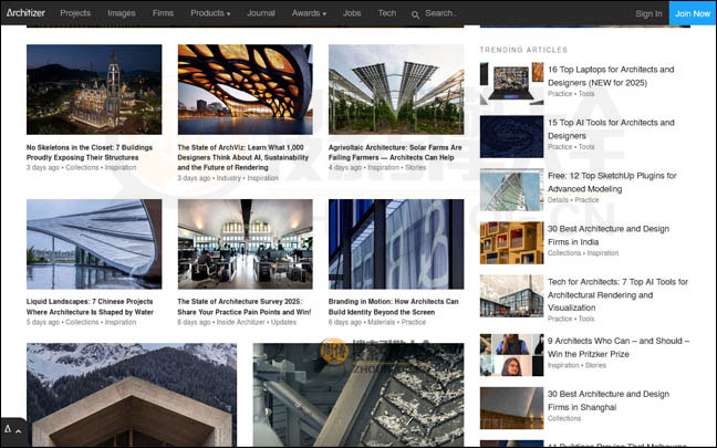 Architizer首页缩略图2