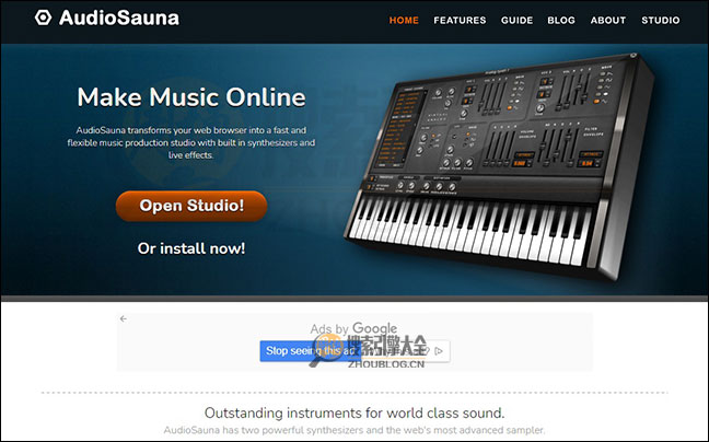 AudioSauNa：在线音乐模拟合成工具【美国】