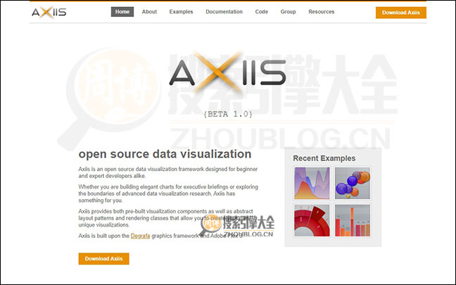 Axiis首页缩略图
