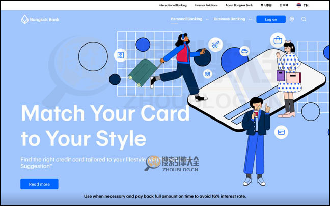 BangKokBank首页缩略图