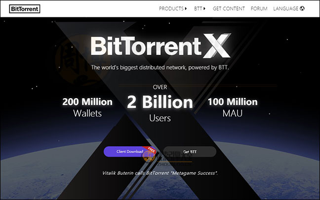 BitTorrent首页缩略图