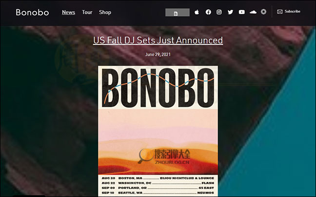 Bonobo首页缩略图