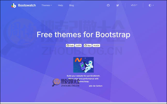 Bootswatch：基于Bootstrap免费模版分享网【美