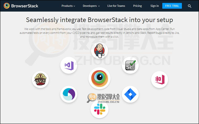 BrowserStack首页缩略图2