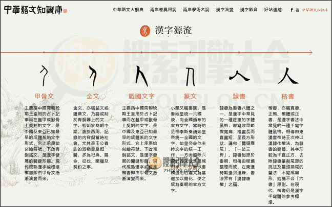 台湾中华语文知识库首页缩略图2