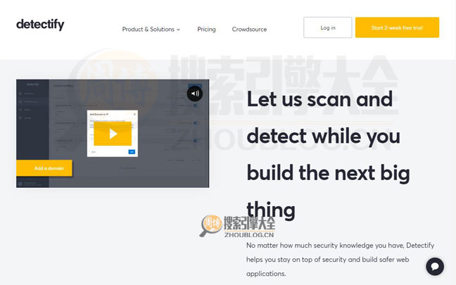 Detectify：基于SaaS网站安全扫描工具【美国