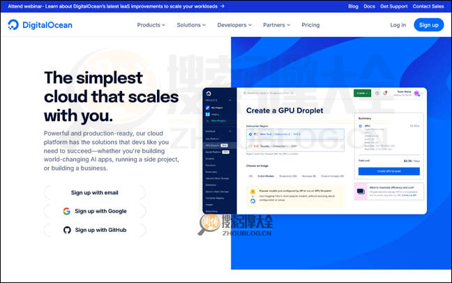 DigitalOcean：开发者的理想云端伙伴【美国