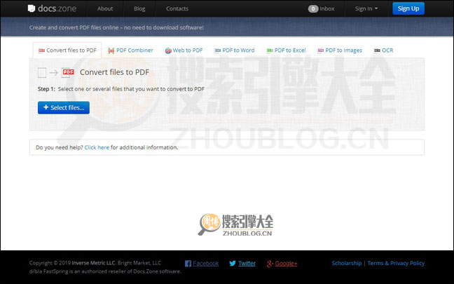 Docs.zone首页缩略图