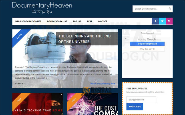 AryHeaven：免费纪录片天堂网【美国】