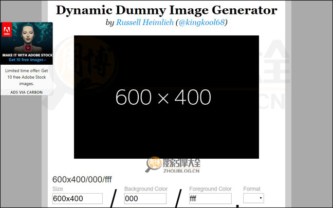 DummyImage：在线占位图片生成工具【加拿大