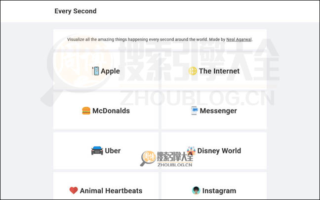 EverySecond首页缩略图