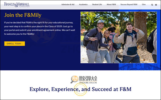 Fandm.Edu首页缩略图2