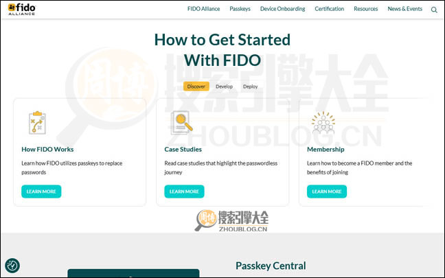 Fidoalliance首页缩略图2