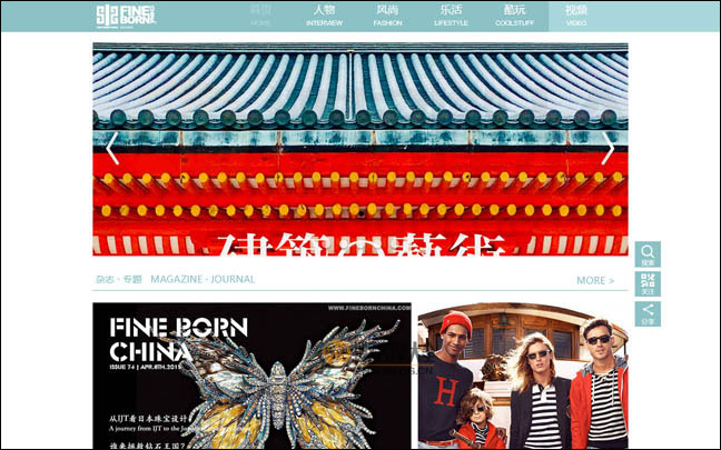 FineBorn首页缩略图